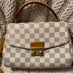 Louis Vuitton Croissete in Damier Azur Canvas